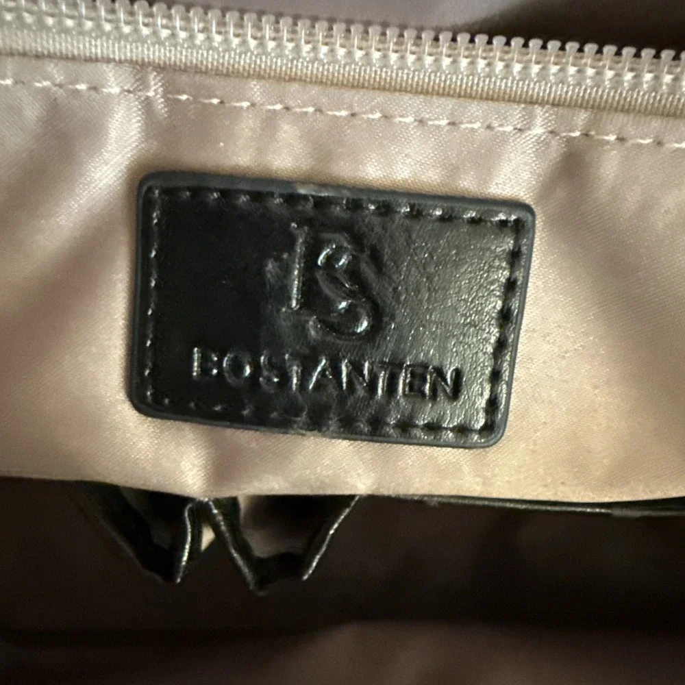 BOSTANTEN Machk Vintage Style Leather Briefcase Bag NWOT‎
